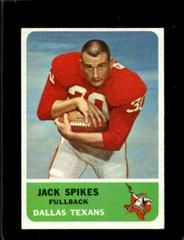 Jack Spikes #23 Football Cards 1962 Fleer Prices