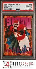 Neil Smith [Rave] #62 Football Cards 1997 Skybox Impact Prices