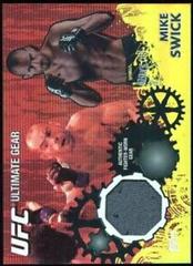 Mike Swick [Gold] Ufc Cards 2010 Topps UFC Ultimate Gear Relic Prices