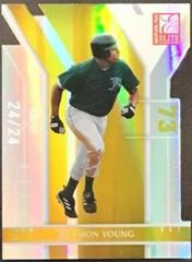 Delmon Young [Status] #63 Baseball Cards 2004 Donruss Elite Prices