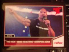 The Rock Vows to be WWE Champion Again Wrestling Cards 2013 Topps Best of WWE Prices