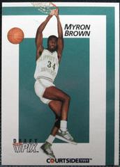 Myron Brown #9 Basketball Cards 1991 Courtside Prices