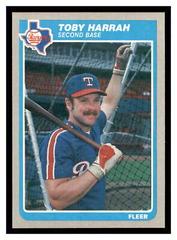 Toby Harrah #U-49 Baseball Cards 1985 Fleer Update Prices