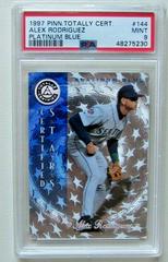 Alex Rodriguez [Platinum Blue] #144 Baseball Cards 1997 Pinnacle Totally Certified Prices