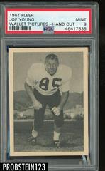 Joe Young Football Cards 1961 Fleer Wallet Pictures Prices