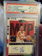 Trae Young Basketball Cards 2021 Panini Contenders MVP Autographs Prices