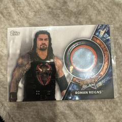 Roman Reigns Wrestling Cards 2018 Topps WWE SummerSlam Mat Relics Prices