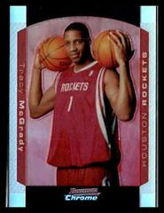 Tracy McGrady [Chrome Refractor] #50 Basketball Cards 2004 Bowman Prices