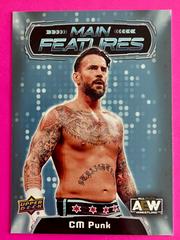 CM Punk #MF-39 Wrestling Cards 2022 Upper Deck AEW Main Features Prices