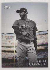 Carlos Correa [Background] #14B Baseball Cards 2018 Topps on Demand Black & White Prices