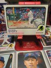 Bryson Stott [Special Edition Red Ink] Baseball Cards 2022 Topps Heritage Real One Autographs Prices