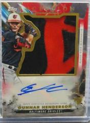 Gunnar Henderson [Red] #IAJP-GH Baseball Cards 2023 Topps Inception Autograph Jumbo Patch Prices