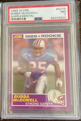 Bubba McDowell #427S Football Cards 1989 Panini Score Supplemental Prices