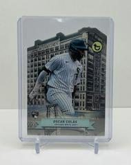 Oscar Colas [60 Broadway Platinum Die Cut] #25 Baseball Cards 2023 Topps Brooklyn Collection Prices
