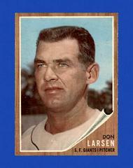 Don Larsen #33 Baseball Cards 1962 Topps Prices