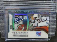 Mats Zuccarello Hockey Cards 2022 Upper Deck Artifacts Game Ticket Prices
