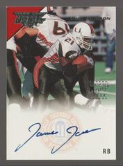 James Jackson [Certified Autograph] Football Cards 2001 Topps Debut Prices