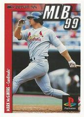 Mark McGwire Baseball Cards 1998 Donruss MLB 99 Sony Playstation Prices