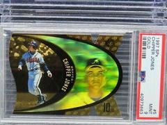 Chipper Jones [Gold] #5 Baseball Cards 1997 Spx Prices