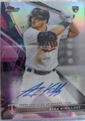 Alex Kirilloff [Red Wave Refractor] #FA-AKI Baseball Cards 2021 Topps Finest Autographs Prices
