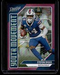 Stefon Diggs [Pink] #YM-11 Football Cards 2023 Panini Prestige Youth Movement Prices