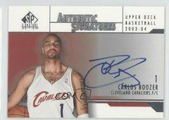 Carlos Boozer Basketball Cards 2003 SP Signature Authentic Signature Prices