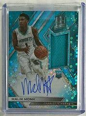 Malik Monk Autograph Jersey Neon Blue #130 Basketball Cards 2017 Panini Spectra Prices