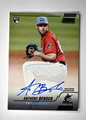 Anthony Bender [Black Foil] Baseball Cards 2022 Stadium Club Autographs Prices