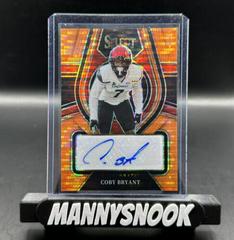 Coby Bryant [Orange Pulsar] #RS-CBR Football Cards 2022 Panini Select Draft Picks Rookie SIgnatures Prices