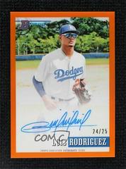 Luis Rodriguez [Orange] Baseball Cards 2021 Bowman Heritage Chrome Prospect Autographs Prices