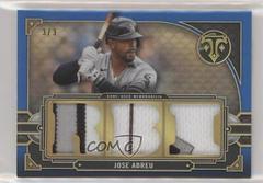 Jose Abreu [Sapphire] #TTR-JA4 Baseball Cards 2022 Topps Triple Threads Relics Prices