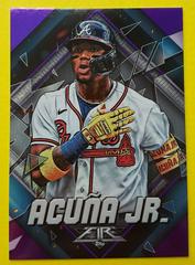 Ronald Acuna Jr. [Purple] #1 Baseball Cards 2022 Topps Fire Prices