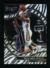 Zion Williamson [Zebra Prizm] #213 Basketball Cards 2020 Panini Select Prices