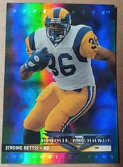 Jerome Bettis[rookie exchange refractor] #RE7 Football Cards 1993 Upper Deck Rookie Exchange Prices