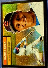 Sammy Sosa [Black Refractor] Baseball Cards 2005 Topps Heritage Chrome Prices