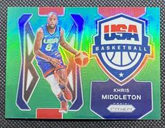 Khris Middleton [Green Prizm] #5 Basketball Cards 2021 Panini Prizm USA Prices