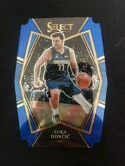 Luka Doncic [Blue Prizm Die Cut] #117 Basketball Cards 2021 Panini Select Prices