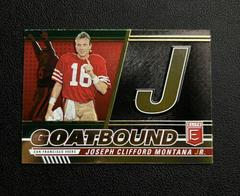 Joe Montana #GB-JM22 Football Cards 2023 Panini Donruss Elite GOATBound Prices