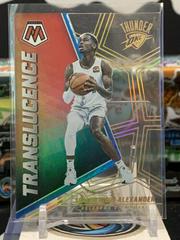 Shai Gilgeous Alexander Basketball Cards 2021 Panini Mosaic Translucence Prices