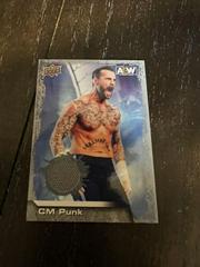 CM Punk [Mat Relic] Wrestling Cards 2022 Upper Deck AEW Prices