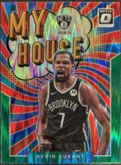 Kevin Durant [Green Shock] #5 Basketball Cards 2021 Panini Donruss Optic My House Prices