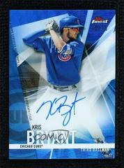 Kris Bryant [Blue Wave Refractor] #FA-KB Baseball Cards 2017 Topps Finest Autographs Prices