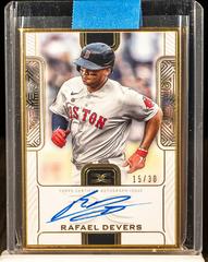Rafael Devers Baseball Cards 2023 Topps Definitive Framed Autograph Collection Prices