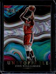 Zion Williamson [Silver Prizm] Basketball Cards 2021 Panini Select Unstoppable Prices