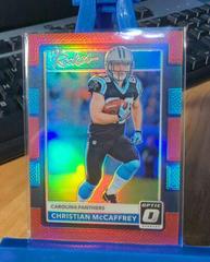 Christian McCaffrey [Red] Football Cards 2017 Panini Donruss Optic the Rookies Prices