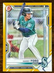 Harry Ford [Gold] #BD-1 Baseball Cards 2021 Bowman Draft Prices