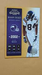 Randy Moss [10th Anniversary] #75 Football Cards 2002 Playoff Contenders Prices