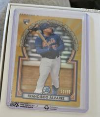 Francisco Alvarez [Gold] #ROYF-2 Baseball Cards 2023 Bowman Chrome Rookie of the Year Favorites Prices
