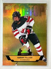 Sarah Fillier #GT-1 Hockey Cards 2023 Upper Deck Team Canada Juniors Go To The Top Prices