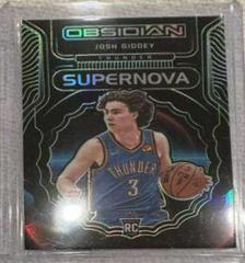 Josh Giddey [Green] Basketball Cards 2021 Panini Obsidian Supernova Prices